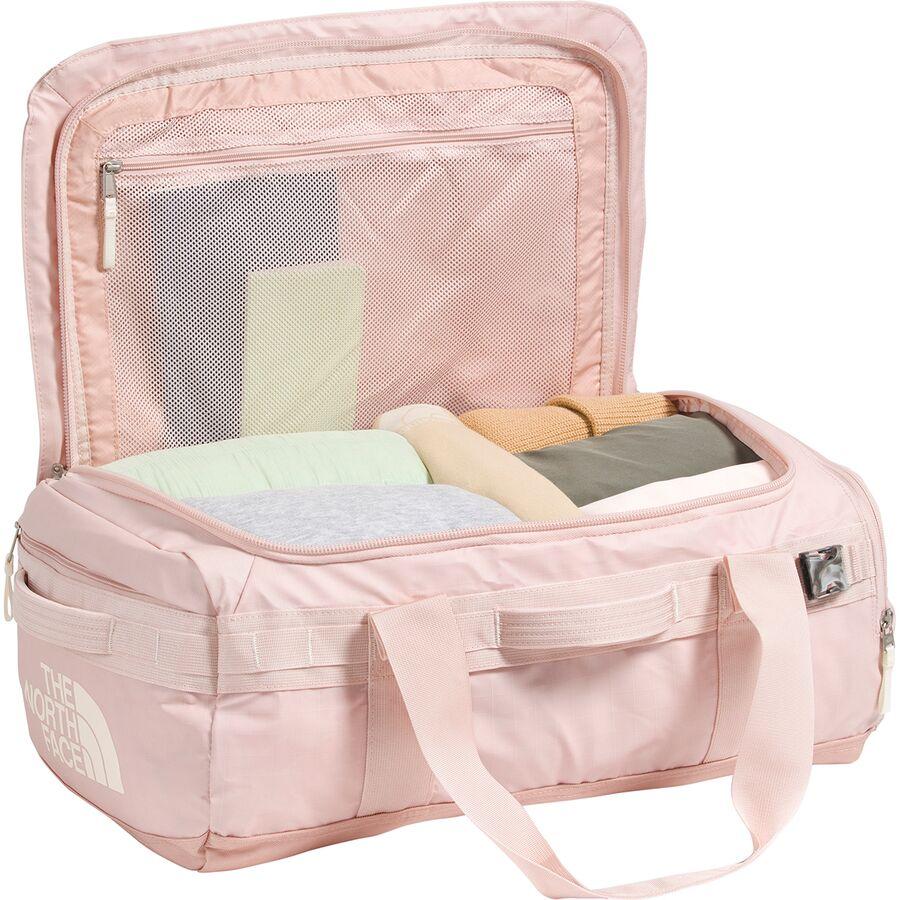 Backcountry The North Face Base Camp Voyager 42L Duffel Bag Pink Moss/White Dune