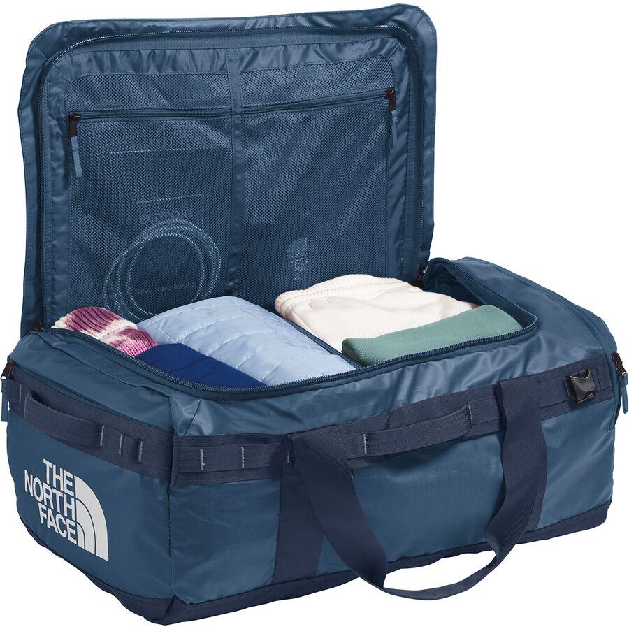Backcountry The North Face Base Camp Voyager 62L Duffel Bag Shady Blue/Summit Navy