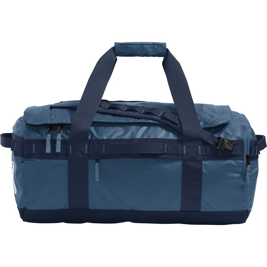 backcountry The North Face Base Camp Voyager 62L Duffel Bag Shady Blue/Summit Navy