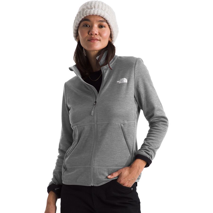 backcountry The North Face Canyonlands Full-Zip Jacket - Women's TNF Medium Grey Heather/NPF
