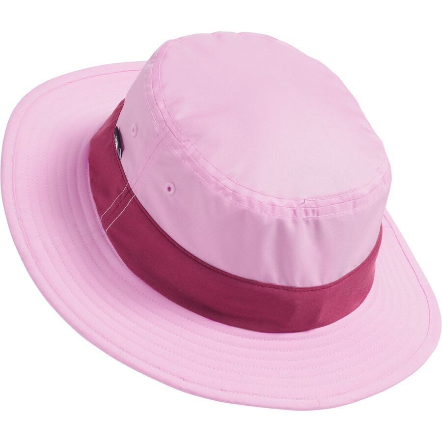 Backcountry The North Face Class V Brimmer Hat - Kids' Cyber Pink/Cyber Berry TNF Topo Phantom Print