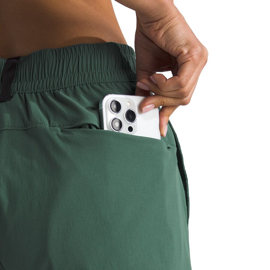 Backcountry The North Face Class V Pathfinder Pull-On 3in Short - Women's Duck Green