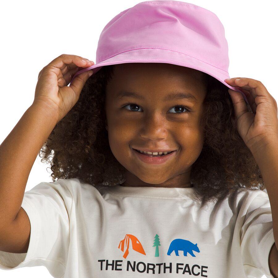 Backcountry The North Face Class V Reversible Bucket Hat - Kids' Cyber Pink/Cyber Berry TNF Topo Phantom Print