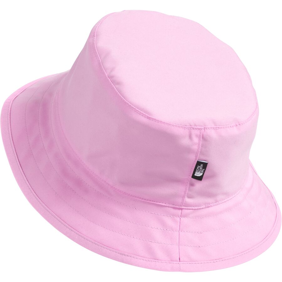 Backcountry The North Face Class V Reversible Bucket Hat - Kids' Cyber Pink/Cyber Berry TNF Topo Phantom Print