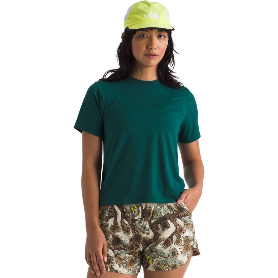 backcountry The North Face Dune Sky Short-Sleeve Shirt - Women's Deep Nori