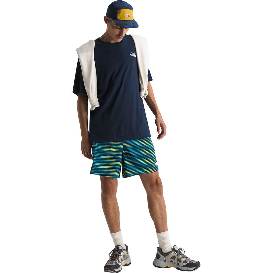 Backcountry The North Face Evolution Box Fit Short-Sleeve T-Shirt - Men's Summit Navy