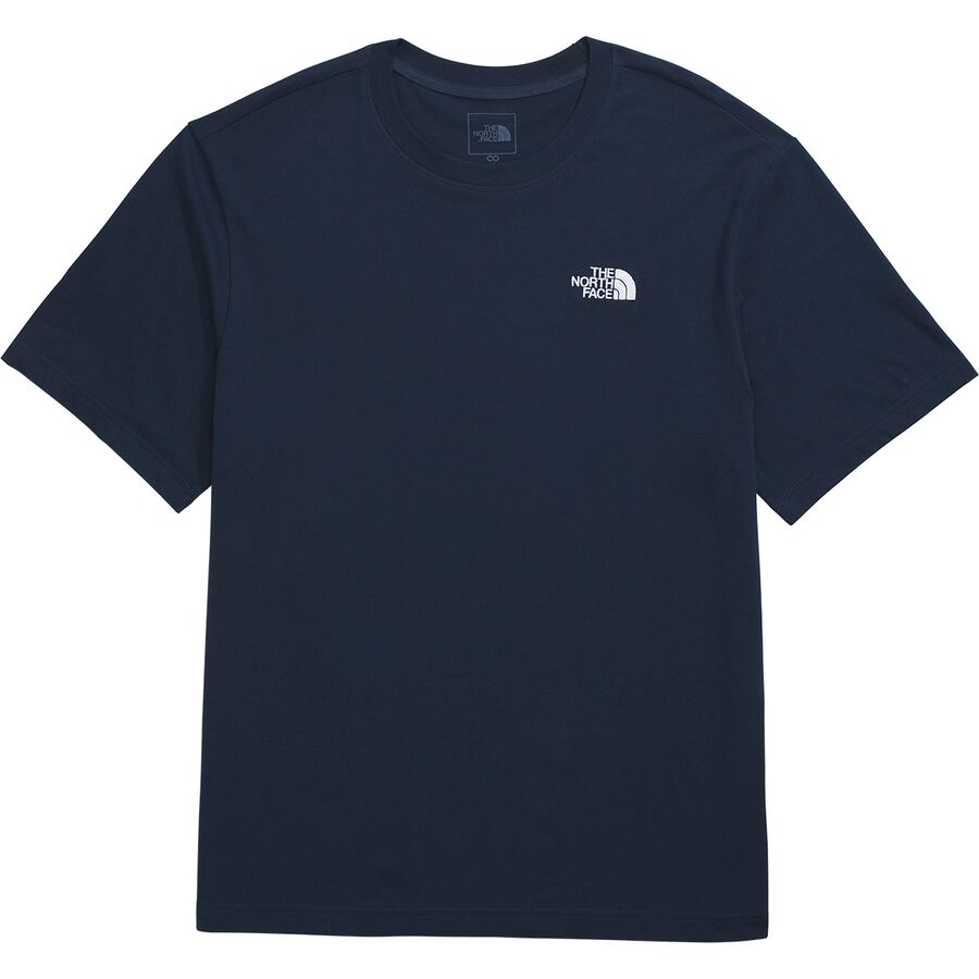 Backcountry The North Face Evolution Box Fit Short-Sleeve T-Shirt - Men's Summit Navy