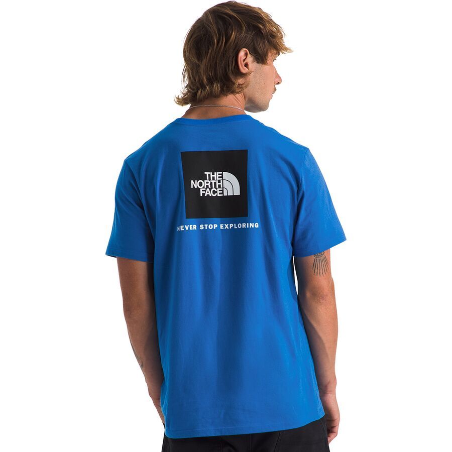 backcountry The North Face Evolution Box NSE Short-Sleeve T-Shirt - Men's Hero Blue