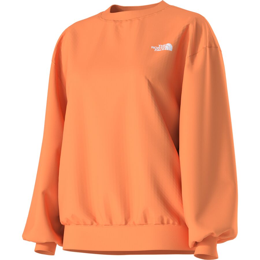 Backcountry The North Face Evolution Oversized Crew Sweatshirt - Women's Papaya