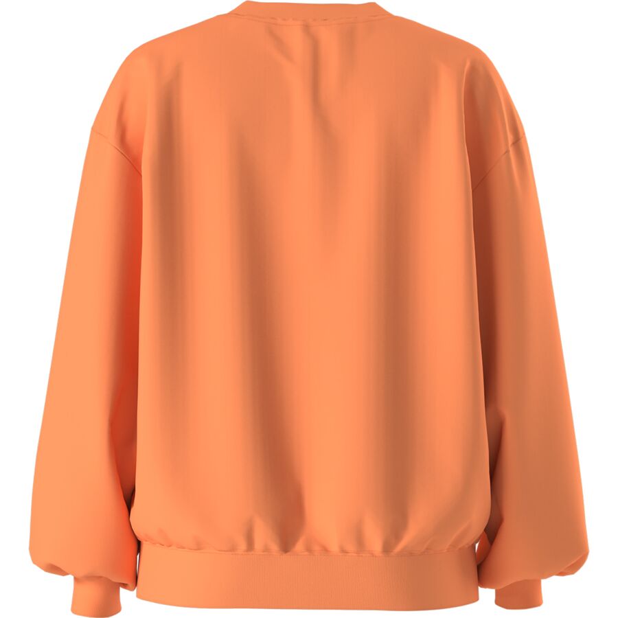 Backcountry The North Face Evolution Oversized Crew Sweatshirt - Women's Papaya