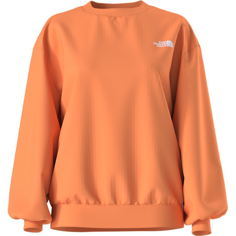 backcountry The North Face Evolution Oversized Crew Sweatshirt - Women's Papaya