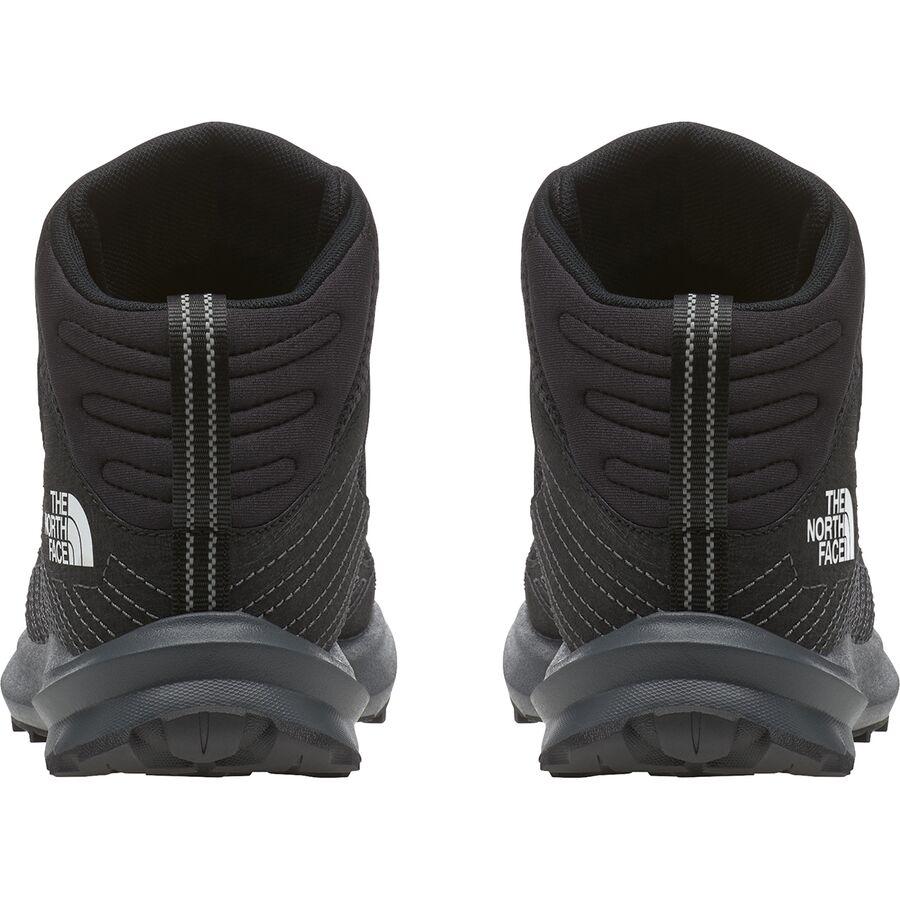 Backcountry The North Face Fastpack Mid Waterproof Hiking Boot - Kids' TNF Black/TNF Black