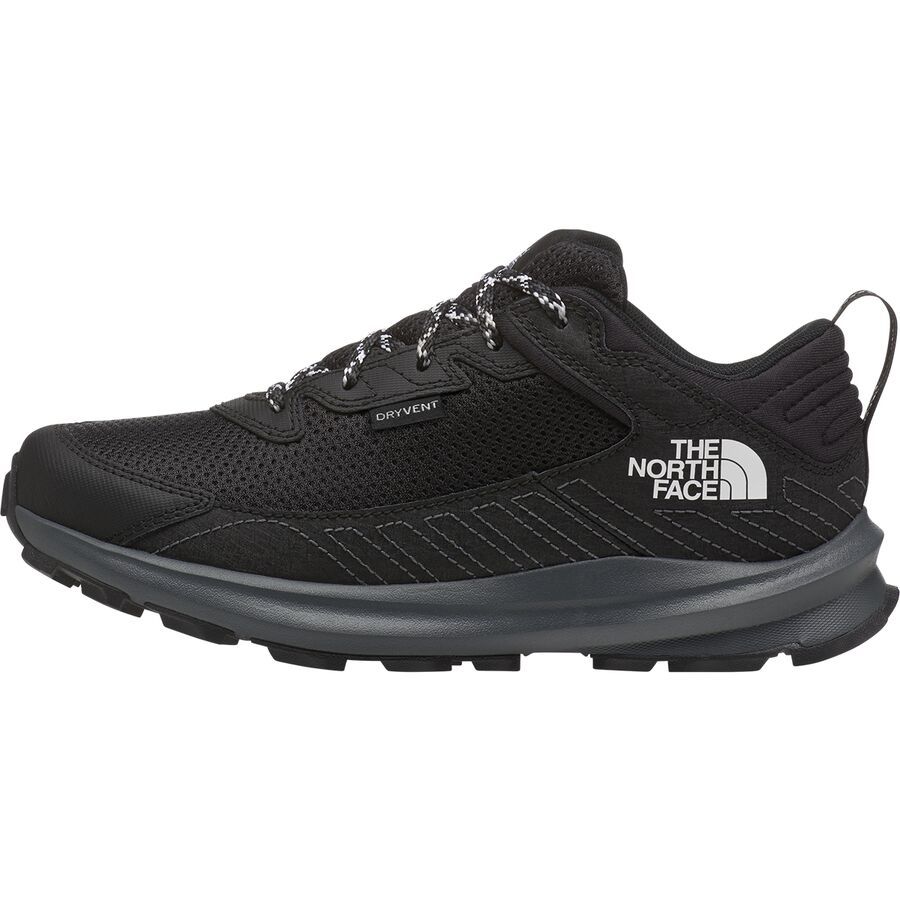 backcountry The North Face Fastpack Waterproof Hiking Shoe - Kids' TNF Black/TNF Black