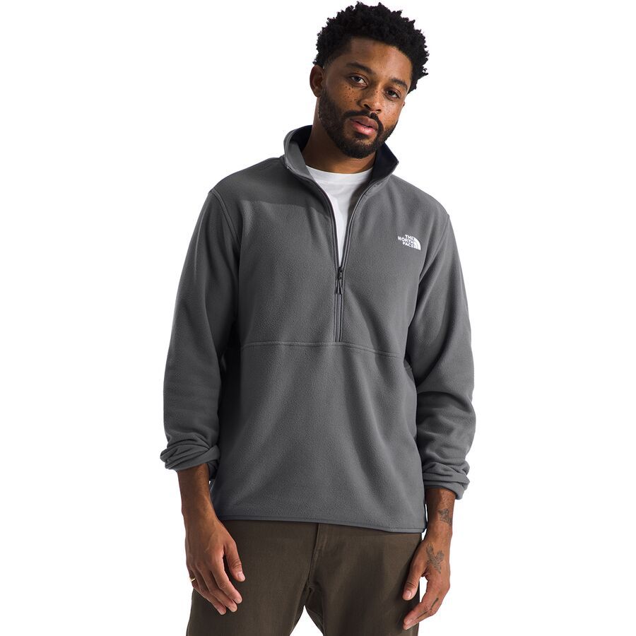 backcountry The North Face Glacier Fleece 1/2-Zip Jacket - Men's Smoked Pearl