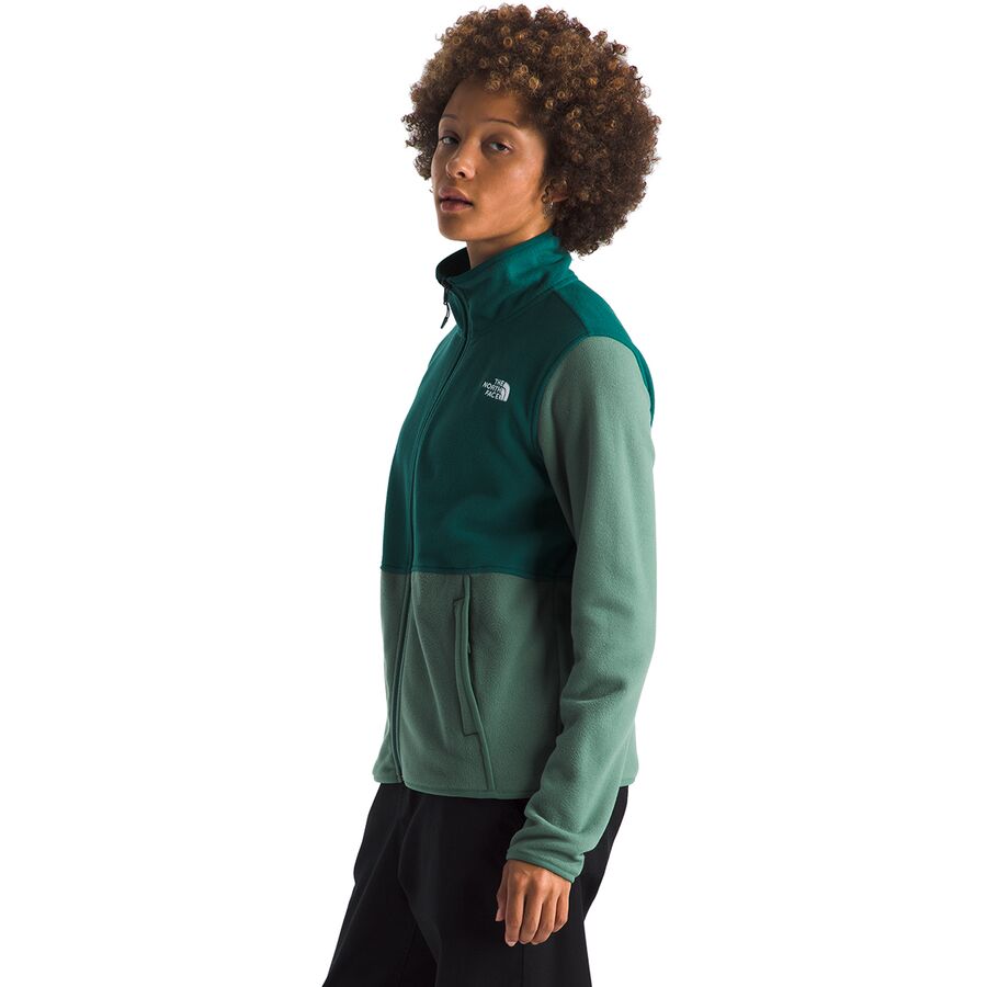 Backcountry The North Face Glacier Fleece Jacket - Women's Duck Green/Deep Nori