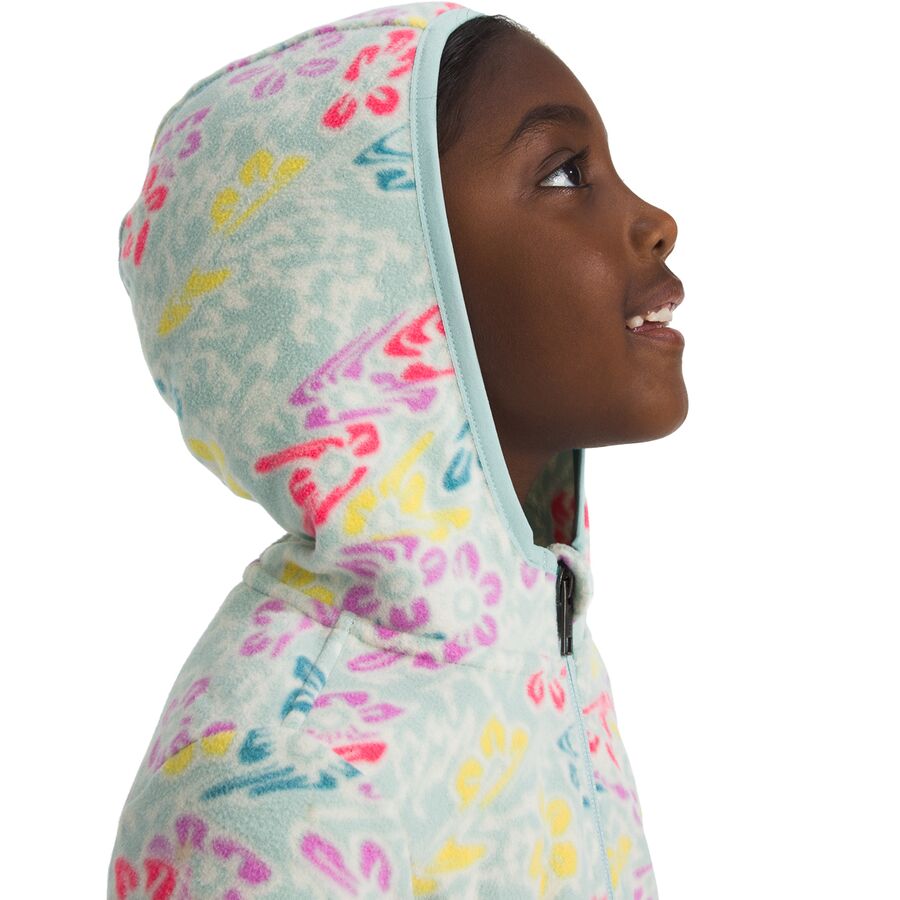 Backcountry The North Face Glacier Full-Zip Fleece Hoodie - Toddlers' Bright Foam
