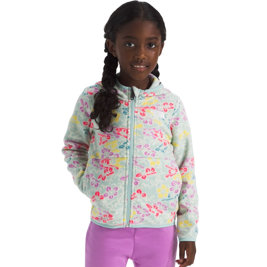 Backcountry The North Face Glacier Full-Zip Fleece Hoodie - Toddlers' Bright Foam