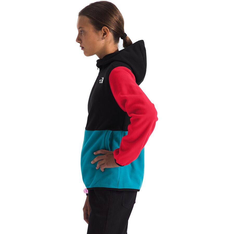 Backcountry The North Face Glacier Full-Zip Hooded Jacket - Kids' Cyber Pink