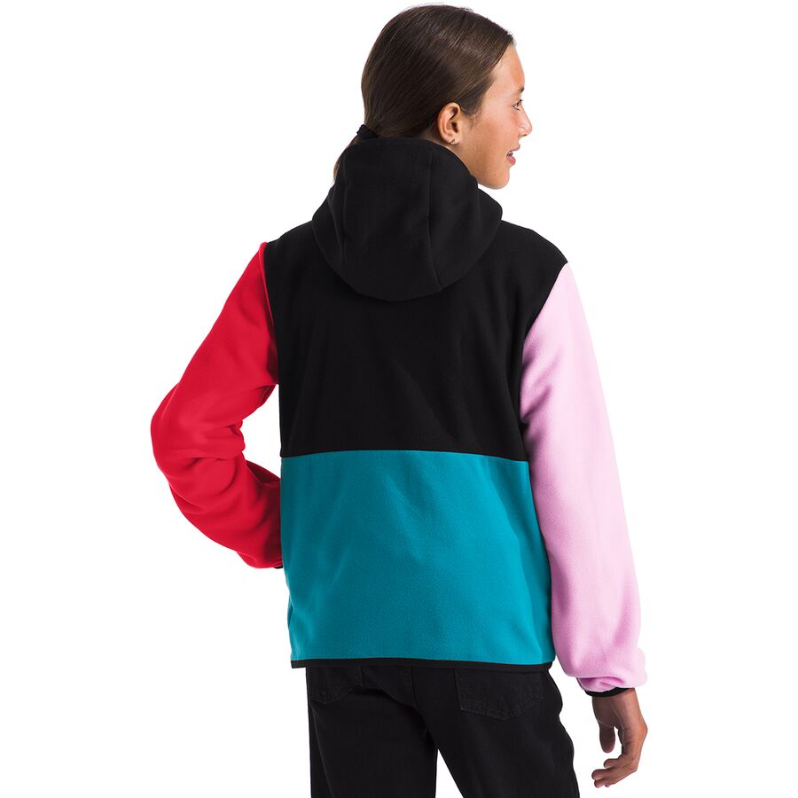 Backcountry The North Face Glacier Full-Zip Hooded Jacket - Kids' Cyber Pink