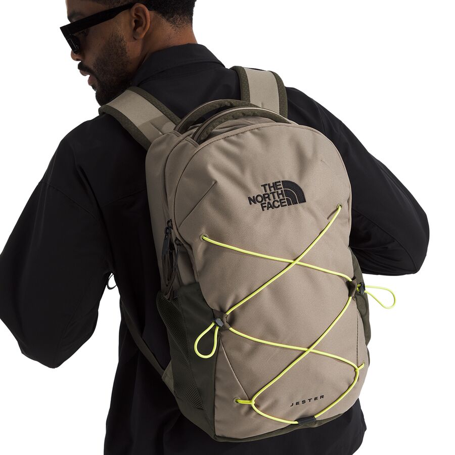 Backcountry The North Face Jester 27.5L Backpack Cavern Grey/New Taupe Green