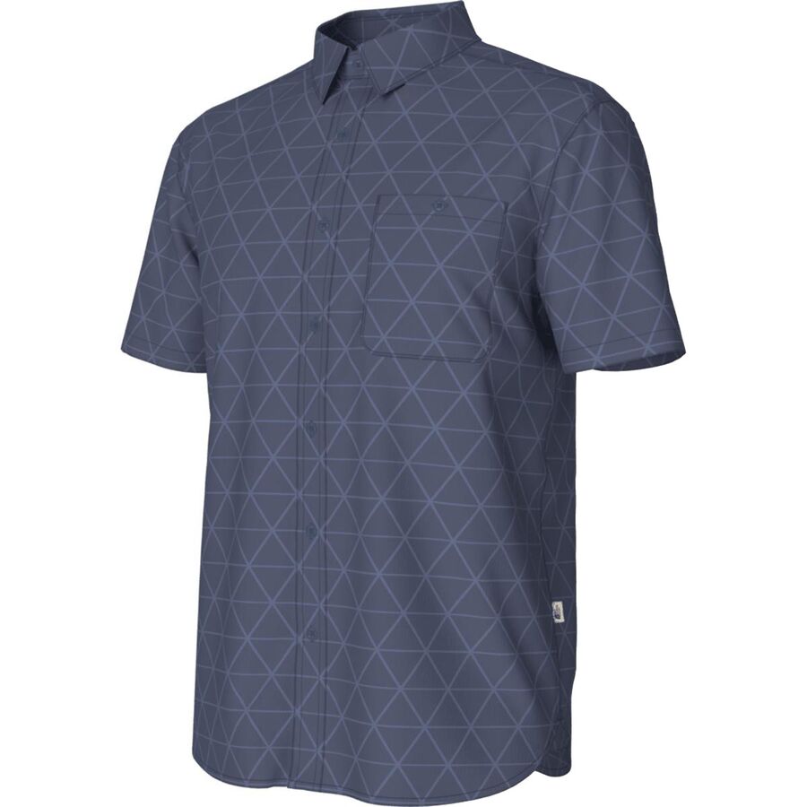 Backcountry The North Face Loghill Jacquard Shirt - Men's Shady Blue