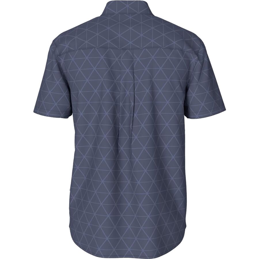 Backcountry The North Face Loghill Jacquard Shirt - Men's Shady Blue