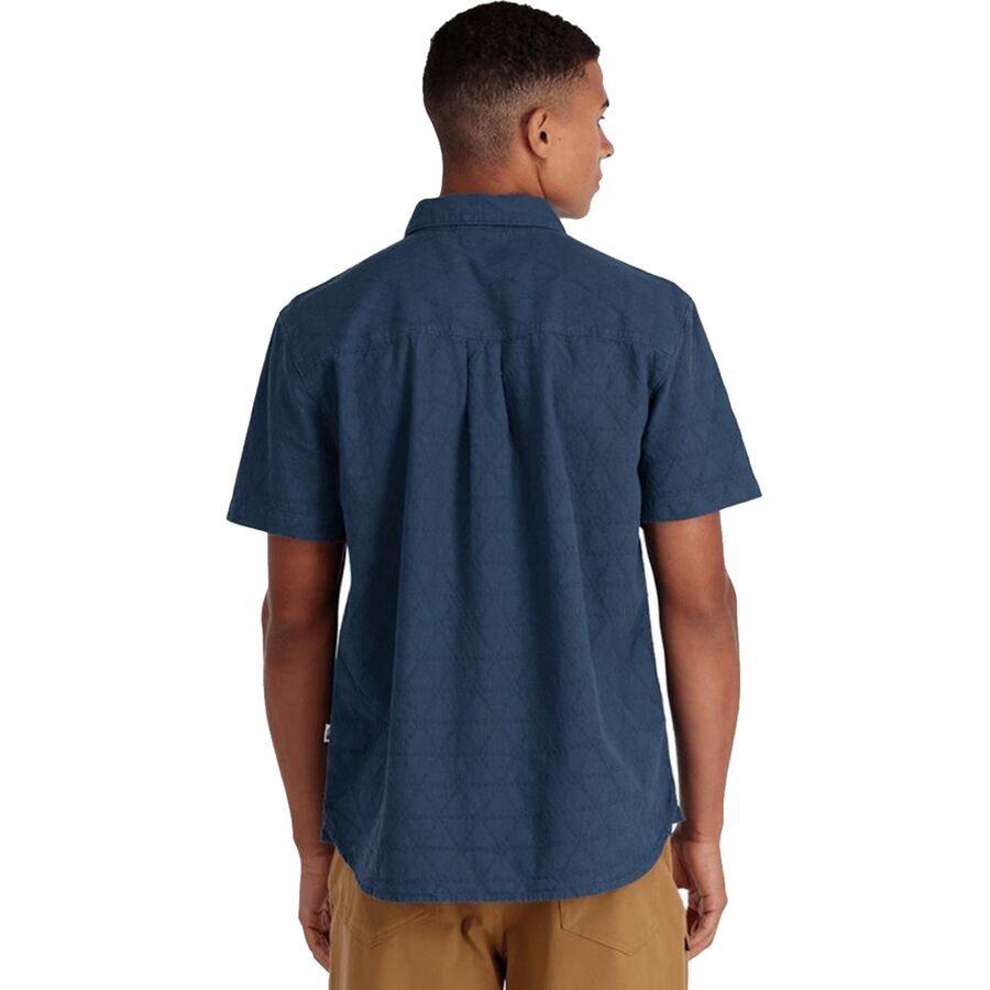 Backcountry The North Face Loghill Jacquard Shirt - Men's Shady Blue