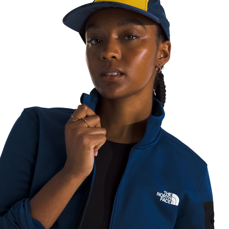 Backcountry The North Face Mistyescape Fleece Jacket - Women's Estate Blue/TNF Black