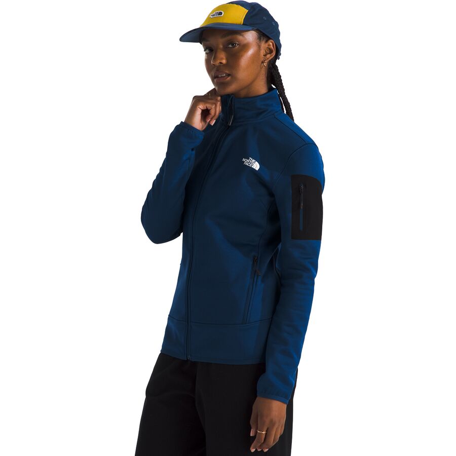 Backcountry The North Face Mistyescape Fleece Jacket - Women's Estate Blue/TNF Black