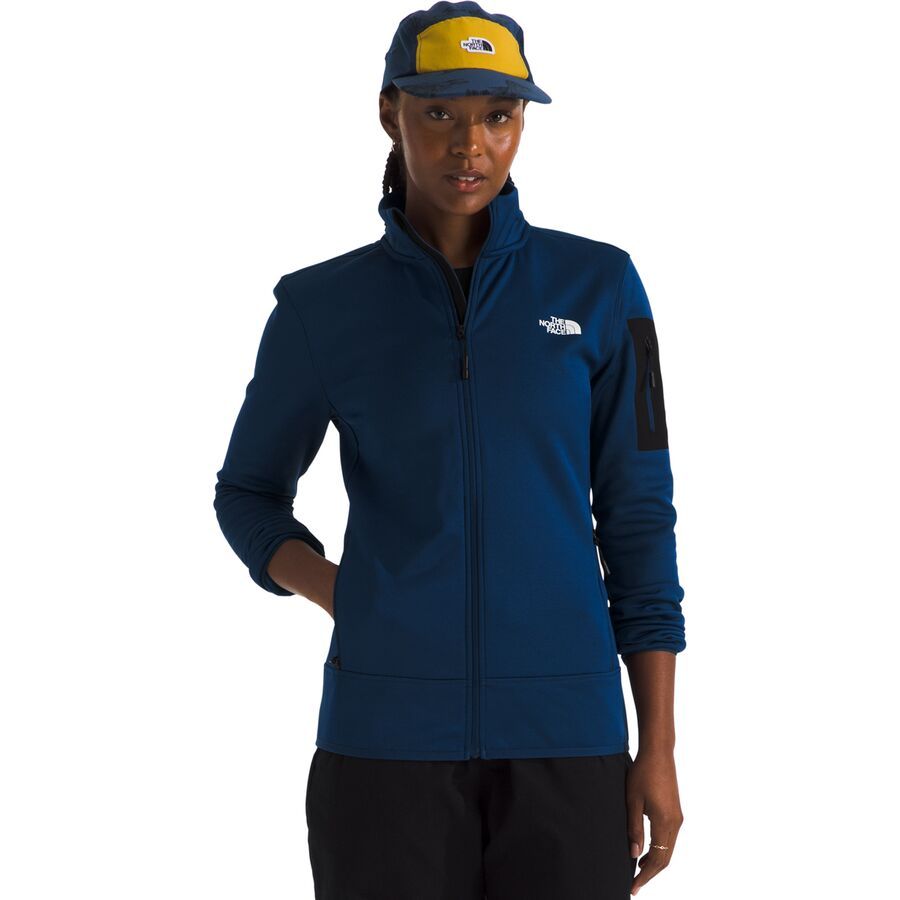 backcountry The North Face Mistyescape Fleece Jacket - Women's Estate Blue/TNF Black