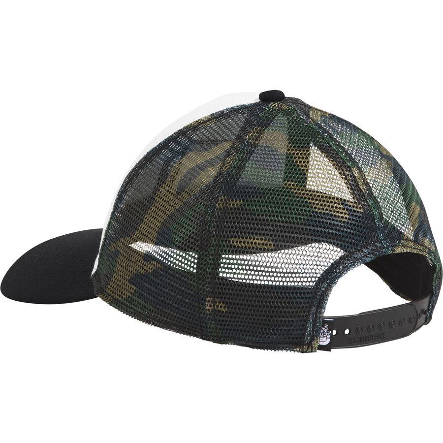 Backcountry The North Face Mudder Trucker Hat - Men's Rust Orange/Khaki Stone