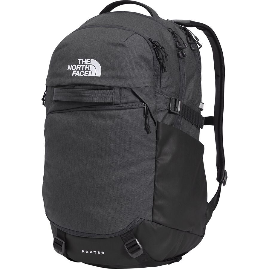 backcountry The North Face Router 40L Backpack Asphalt Grey Light Heather/TNF Black-NPF