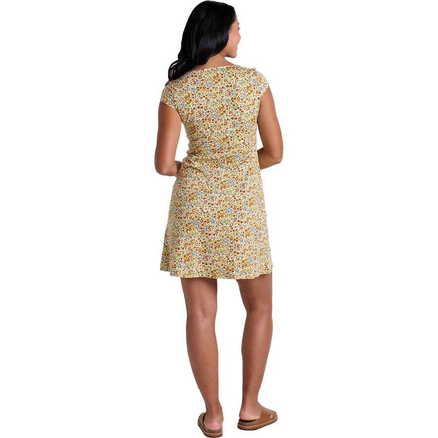 Backcountry Toad&Co Rosemarie Dress - Women's Cinnamon Ditsy Print