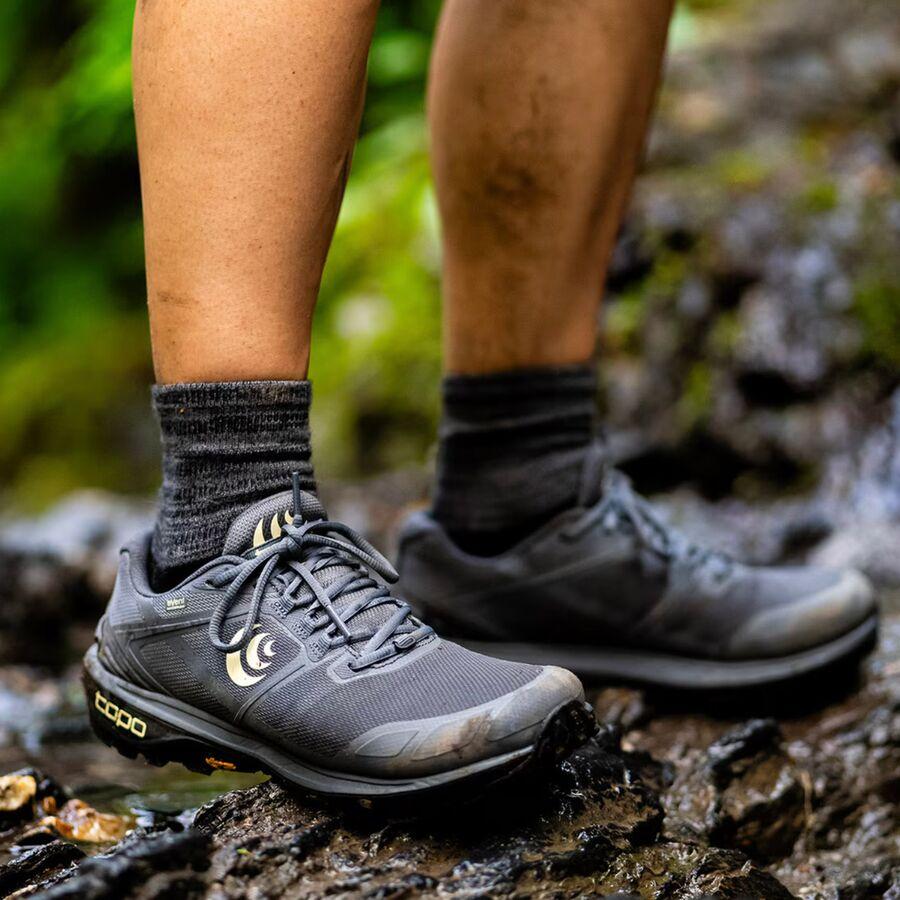 Backcountry Topo Athletic Terraventure 4 WP Trail Running Shoe - Women's Grey/Butter