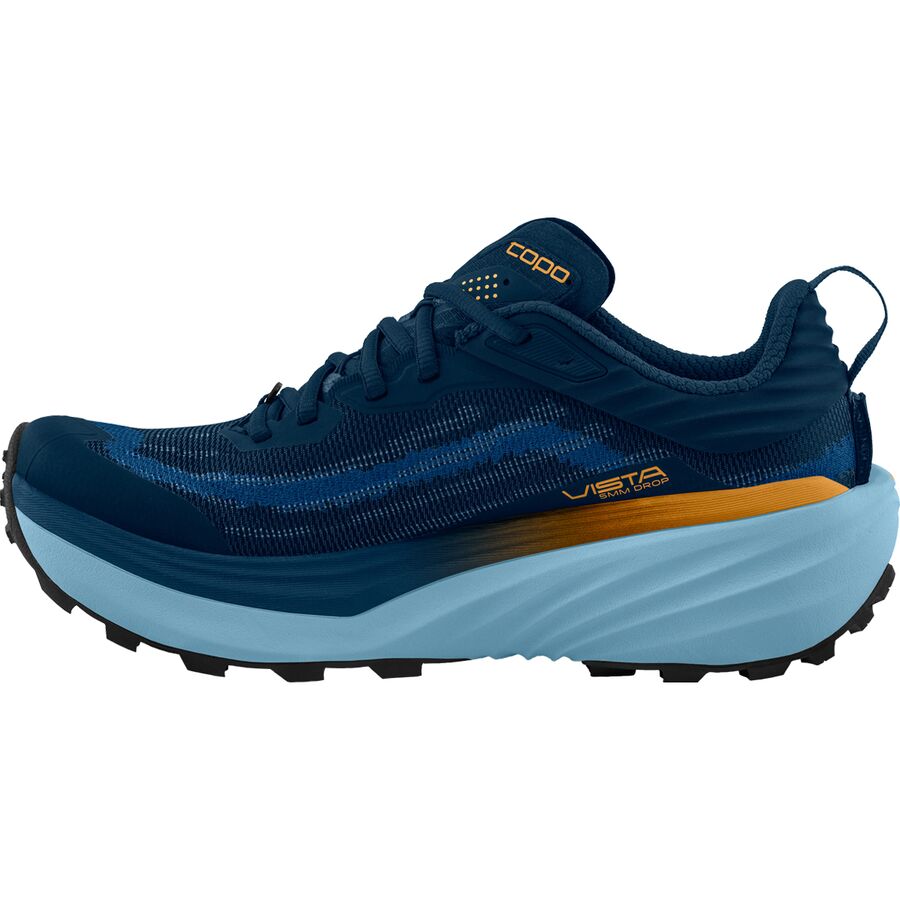 Backcountry Topo Athletic Vista Trail Running Shoe - Men's Navy/Orange