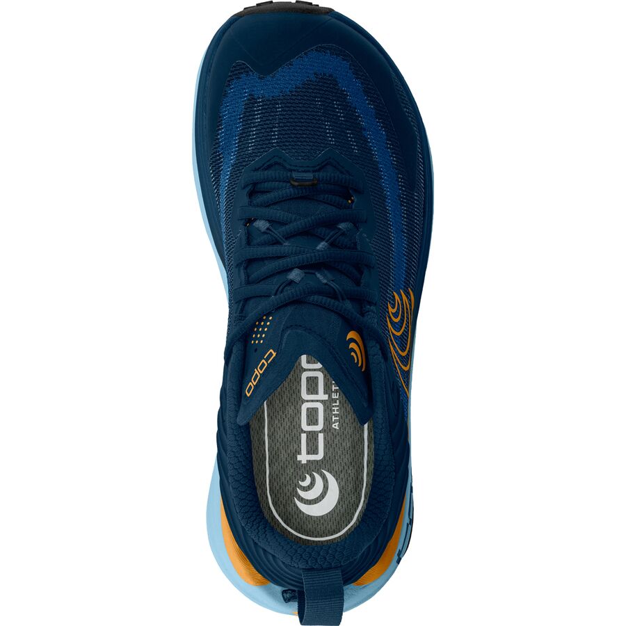 Backcountry Topo Athletic Vista Trail Running Shoe - Men's Navy/Orange