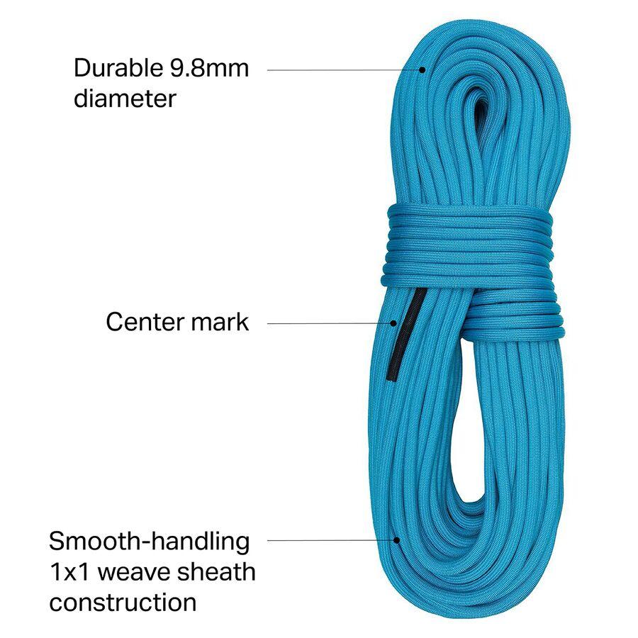 Backcountry Trango Agility Standard Rope - 9.8mm Blue