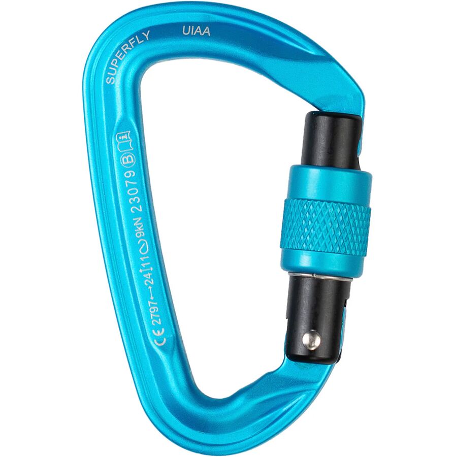 Backcountry Trango Superfly EVO Carabiner - 3-Pack Cyan