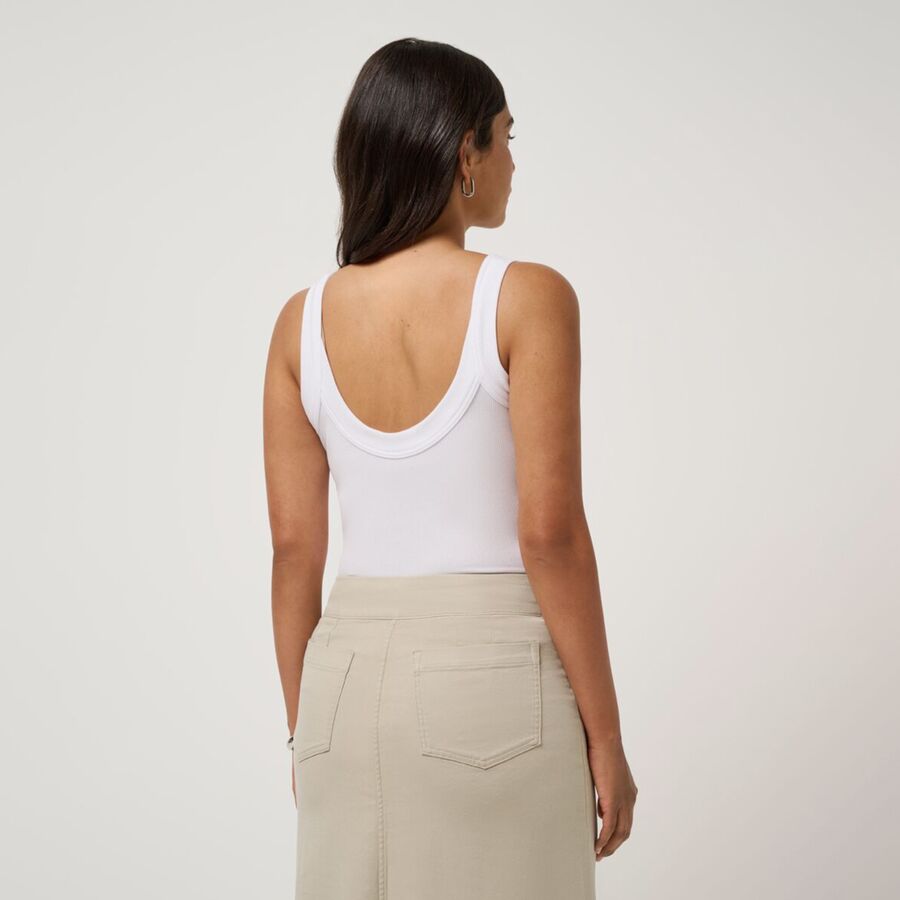 Backcountry TravisMathew Cloud Rib Pinot Tank Top - Women's White