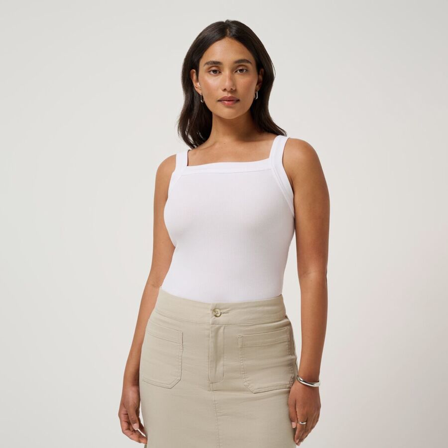 Backcountry TravisMathew Cloud Rib Pinot Tank Top - Women's White