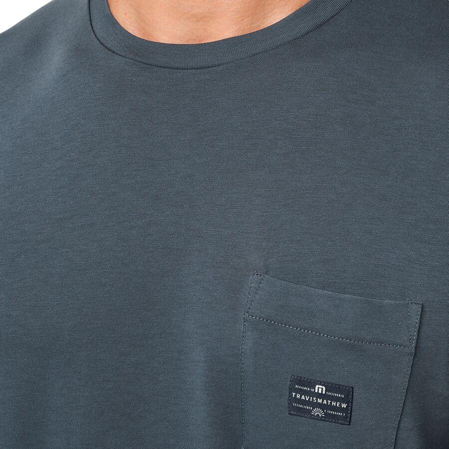Backcountry TravisMathew Preferred Status T-Shirt - Men's Mood Indigo/Vintage Indigo