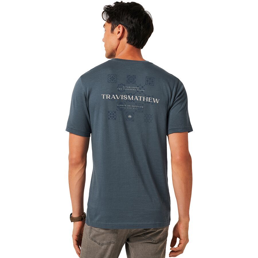 backcountry TravisMathew Preferred Status T-Shirt - Men's Mood Indigo/Vintage Indigo