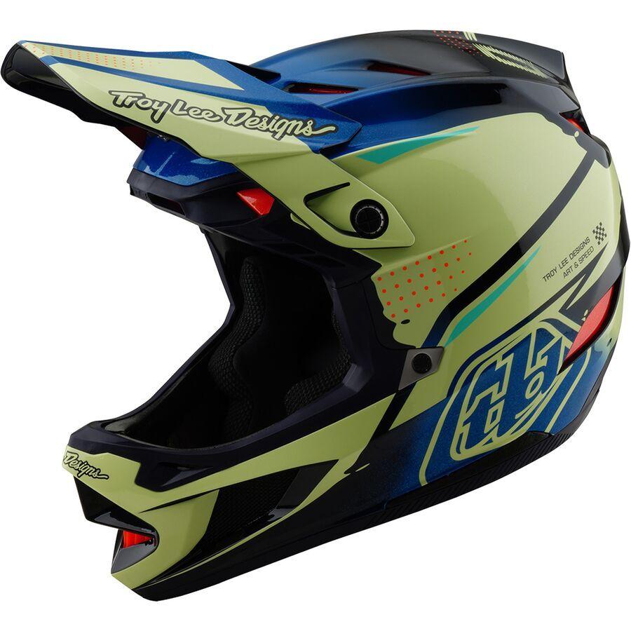 backcountry Troy Lee Designs D4 Composite Mips Helmet Drip Glo Yellow