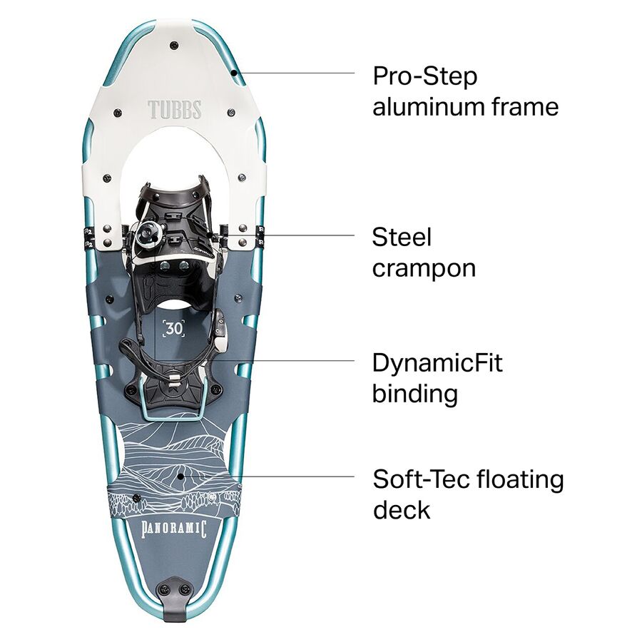 Backcountry Tubbs Panoramic Snowshoe - Women's White/Blue