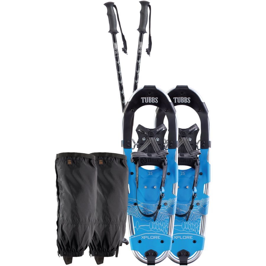 backcountry Tubbs Xplore Snowshoe Kit - Men's Silver/Blue
