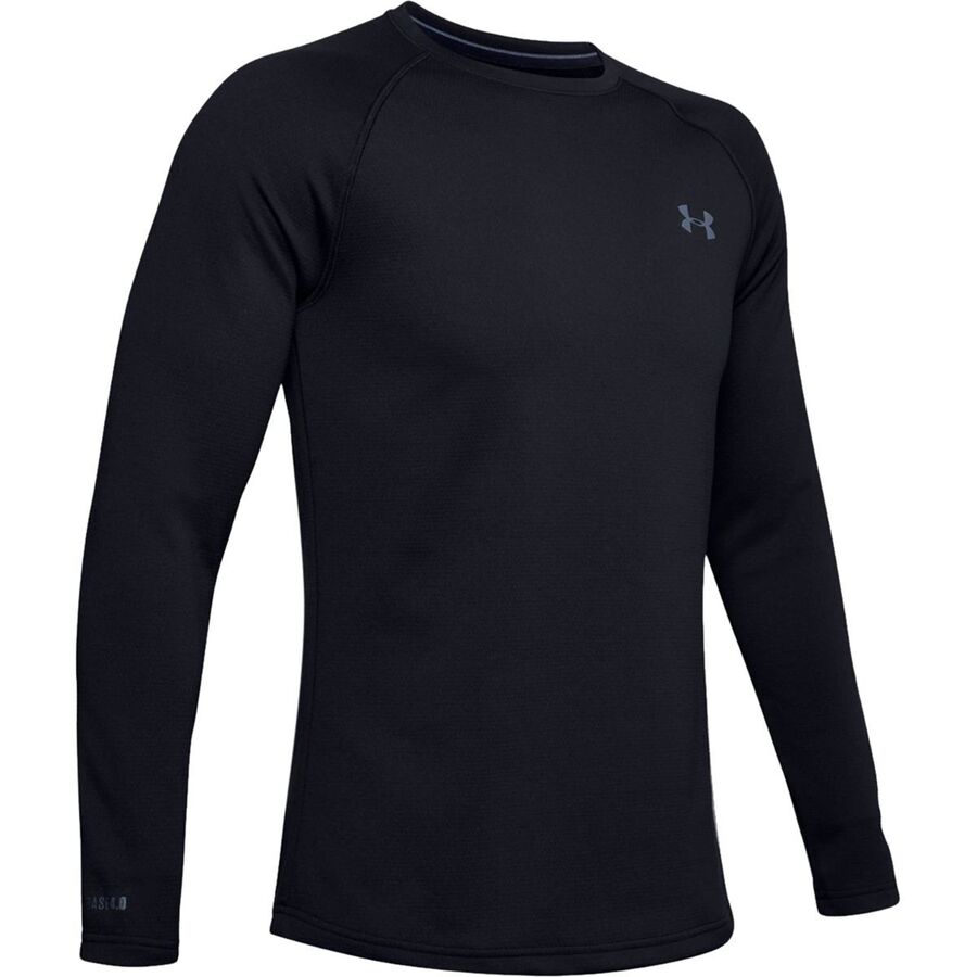 Backcountry Under Armour Base 4.0 Crew - Men's Black/School Bus