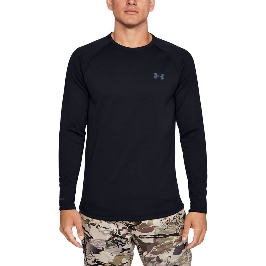 backcountry Under Armour Base 4.0 Crew - Men's Black/School Bus