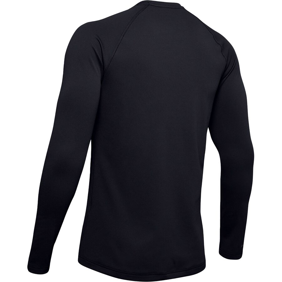 Backcountry Under Armour Packaged Base 2.0 Crew Top - Men's Black/Pitch Gray