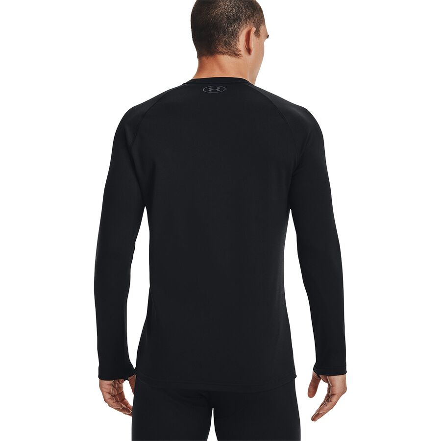 Backcountry Under Armour Packaged Base 3.0 Hooded Top - Men's Black/Pitch Gray