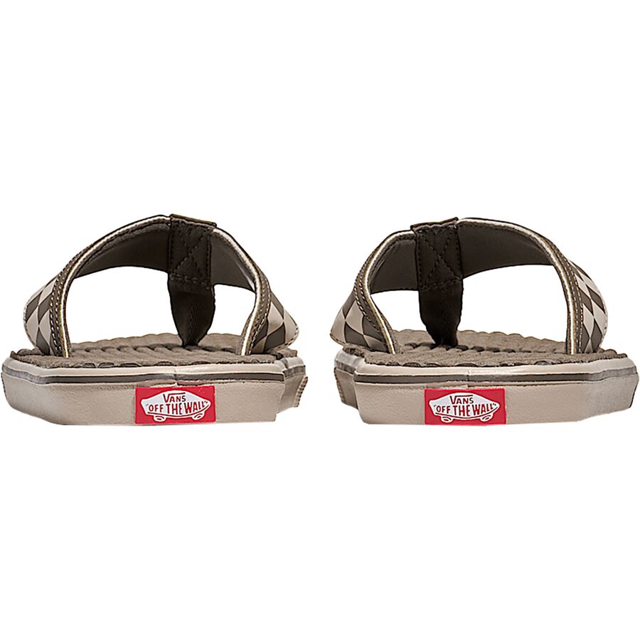 Backcountry Vans LA Costa Lite Flip Flop - Men's Checkerboard Bungee Cord